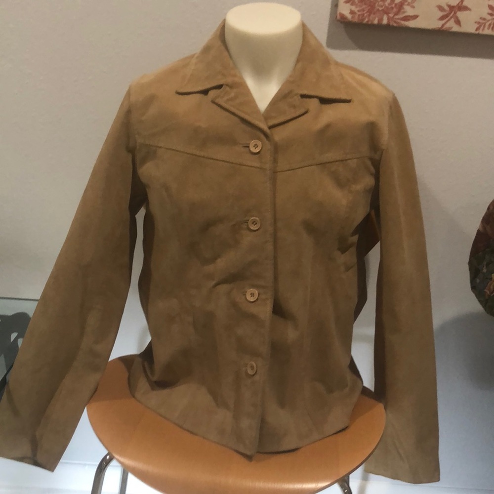 Vintage Women's Van Heusen Suade Jacket Medium